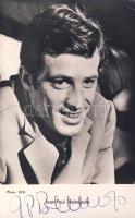 Jean Paul Belmondo színész dedikált fotólap / Autograph