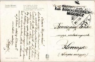 1917 Der erste Schulgang. Galerie Rudolfinum s: Quido Mánes + "Militärpflege des k.u.k. Baracke...