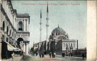 1917 Constantinople, Istanbul; Mosquée et Kiosque Impérial a Top-Hané / mosque + "K.u.K. Ersatzabteilung f. d. öst. ung. 24 cm Mörserbatterie No. 9." (EM)