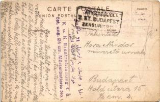 1917 Constantinople, Istanbul; Mosquée et Kiosque Impérial a Top-Hané / mosque + "K.u.K. Ersatz...