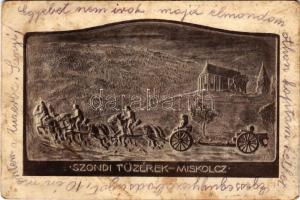 1934 Miskolc, Szondi tüzérek. M. kir. "Szondi György" 7. honv. tüzérosztály emlékplakettje (fa)