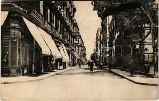 1932 Alexandria, Alexandrie; Post Office Street, Hotel National (Rb)