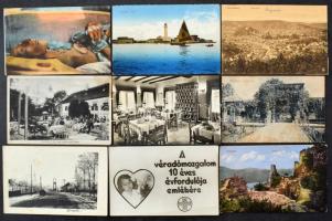 Hagyaték óriási cipős (csizmás) dobozban, benne rengeteg régi és kevesebb modern lap, magyar és külf...