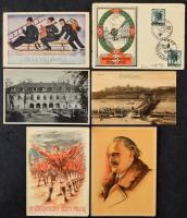 Hagyaték óriási cipős (csizmás) dobozban, benne rengeteg régi és kevesebb modern lap, magyar és külf...