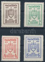 1939 Soproni tábori küldöncjárat II. kiadás sorozat (85.000) / Sopron courier post stamp II. issue complete set