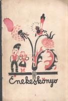 Domokos Pál Péter (összeáll.):  Elemi iskolai énekeskönyv az I. osztály részére. (Carte de cantece pentru scolile primare: Clasa I.) (Kolozsvár, 1939). Erdélyi Római Katholikus Tanítói Önsegélyező (Nagy-nyomda, Kolozsvár). 32 p. A gyulafehérvári püspök, Márton Áron által engedélyezett, oldalszámozáson belül szövegközti rajzokkal és kottákkal gazdagon illusztrált, katolikus iskolai énektankönyv körjátékokat, gyermekénekeket és szent énekeket tartalmaz, összeállítója az erdélyi román hatóságok által sokat zaklatott Domokos Pál Péter (1901-1992) pedagógus, erdélyi művelődésszervező, néprajzkutató. A kötet a címlapon kívül teljesen magyar nyelvű. A címoldalon és a belív első és utolsó nyomtatott oldalán régi gyűjteményi bélyegzés. Monoki 1314. Poss.: Marosvásárhelyi római katolikus elemi iskola könyvtára. Fűzve, színes, illusztrált, enyhén foltos kiadói borítóban. Jó példány.