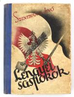 Szentiványi Jenő: Lengyel sasfiókok. Petry Béla rajzaival. Bp., é.n., Kir. M. Egyetemi Nyomda. 242p. Kiadói, színes, illusztrált félvászon kötésben, kopott gerinccel, kopott és foltos borítóval, laza kötéssel, előzéklapon korabeli ajándékozási sorokkal.