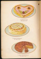 cca 1930-1940 Dr. Oetker-receptek háziasszonyoknak, egészoldalas színes illusztrációkkal, tűzött pap...