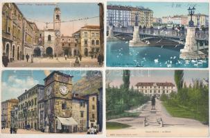 21 db RÉGI külföldi város képeslap vegyes minőségben / 21 pre-1945 European town-view postcards in mixed quality