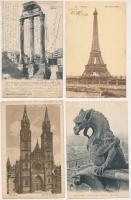 21 db RÉGI külföldi város képeslap vegyes minőségben / 21 pre-1945 European town-view postcards in m...