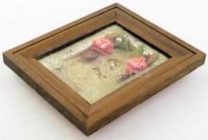 cca 1900, Balkán, Fali szentség, 31x27 cm