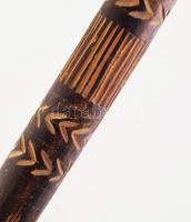 1936 Faragott pásztorbot, szép állapotban 160 cm