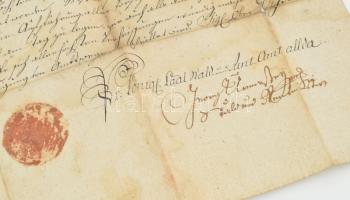 1803 Felsővisó (Viseu de Sus / Oberwischau), Erdély, a kir. erdészeti hivatal által kiállított, néme...