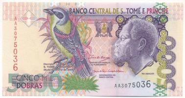 Sao Tomé és Principe 2004. 5000D T:UNC Saint Thomas & Principe 2004. 5000 Dobras C:UNC Krause P#65c