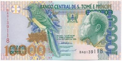 Sao Tomé és Principe 1996. 10.000D T:UNC Saint Thomas & Principe 1996. 10.000 Dobras C:UNC Krause P#66a