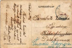 1918 Szikszó, Fő utca, Miskolci takarékpénztár fiókja, Mezőgazdasági és kereskedelmi részvénytársasá...