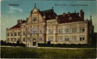 Temesvár, Timisoara; Liceul de fete / leány gimnázium / girl school (EK)