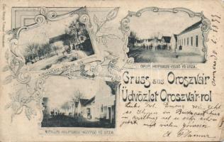 1899 Oroszvár with church (EK)