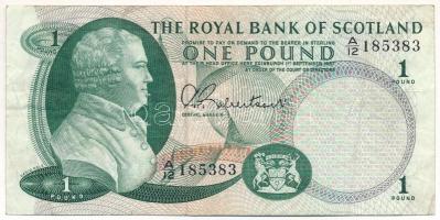 Skócia / The Royal Bank of Scotland 1967. 1P T:F  Scotland / The Royal Bank of Scotland 1967 1 Pound C:F Krause P# 327