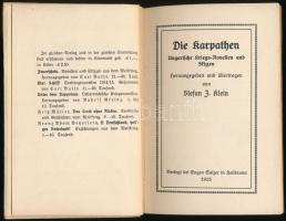 Klein, Stefan J.: Die Karpathen. Ungarische Kriegs-Novellen und Skizzen. Herausgegeben und übertrage...