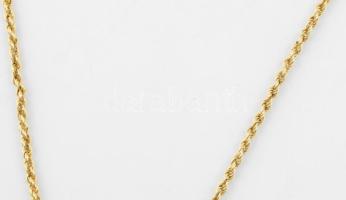 14K arany (Au) fonott nyaklánc, jelzett 6,7 g 50 cm