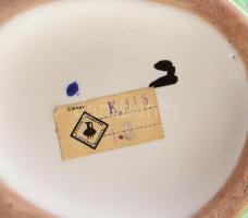 Iparművész ikebana, jelzett, 18x15 cm