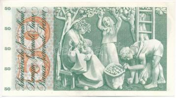 Svájc 1961. 50Fr "Galli - Motta - Kunz" T:F szép papír
Switzerland 1961. 50 Francs "...