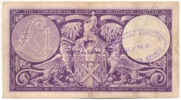 Skócia / Commercial Bank of Scotland 1952. 1P T:F 
Scotland / Commercial Bank of Scotland 1952. 1 P...