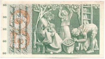 Svájc 1970. 50Fr "Galli - Hay - Aebersold" T:F folt
Switzerland 1970. 50 Francs "Gal...