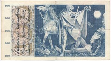 Svájc 1964. 100Fr "Galli - Schweigler - Kunz" T:F folt
Switzerland 1964. 100 Francs "...