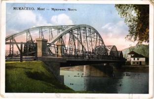 1932 Munkács, Mukacheve, Mukacevo; Most / híd / bridge (EK)