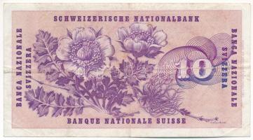 Svájc 1970. 10Fr "Galli - Hay - Aebersold" T:F 
Switzerland 1970. 10 Francs "Galli -...