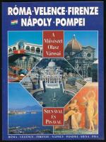 A művészet olasz városai. Róma, Velence, Firenze, Nápoly, Pompei Sienával és Pisával. Róma, Lozzi Roma. Kiadói papírkötés, jó állapotban.