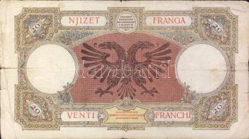 Albánia/olasz megszállás 1939. 100Fr T:III/IV+