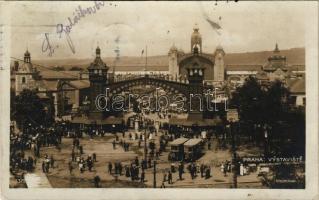 1922 Praha, Prag; Vystaviste / Expo, autobuses (EK)