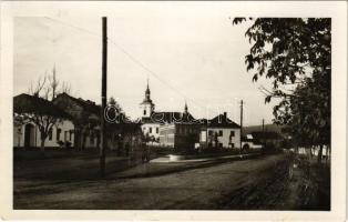 1936 Dedice (Vyskov), street, church