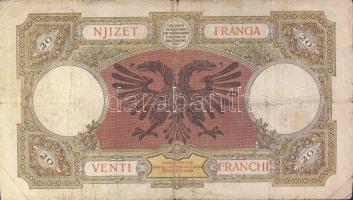 Albánia/olasz megszállás 1939. 100Fr T:III-