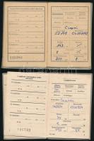 1961-1972 Szeged, 2 db forgalmi engedély, Csepel és Simson motorkerékpárokra