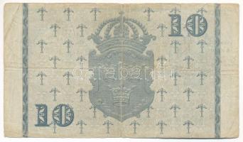 Svédország 1953. 10K T:VG szakadás
Sweden 1953. 10 Kronor C:VG tear
Krause P#43a