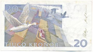 Svédország 1991. 20K T:F kis folt
Sweden 1991. 20 Kronor C:F small spot
Krause P#61a
