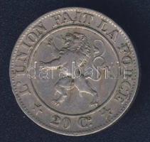 Belgium 1861. 20c T:3/3+