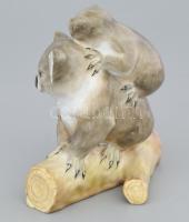 Herendi Koala kicsinyével. Jelzett, kézzel festett, hibátlan, eredeti dobozában, m: 13 cm. Ritka! //...