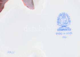 Herendi tőkés réce pár. Jelzett, kézzel festett, leírással, hibátlan, eredeti dobozában, 11x7 cm