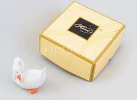 Herendi hattyú. Jelzett, hibátlan, dobozában, m: 6 cm