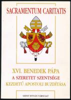 XVI. Benedek pápa Sacramentum caritatis kezdetű szinódus utáni apostoli buzdítása. Bp., 2007, Szent István Társulat. Kiadói papírkötés, jó állapotban.