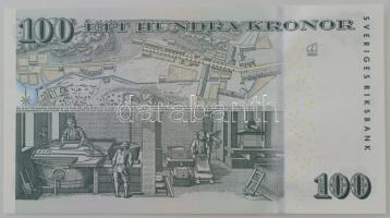 Svédország 2005. 100K T:UNC kissé hullámos papír
Sweden 2005. 100 Kronor C:UNC slightly wavy paper
...