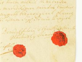 1777 Gömörpanyit, Felvidék (Gemerská Panica, SK) Fabricius Zsófia és Plobuczky János között házeladá...
