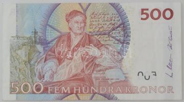 Svédország 2002. 500K T:F szép papír
Sweden 2002. 500 Kronor C:F fine paper
Krause P#66a