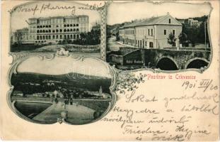 1901 Crikvenica, Cirkvenica; Hotel Nadvojvodi Josipu, Hotel Bedenk. Art Nouveau, floral