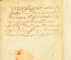 1755 Udvari kinevezés sóhivatali tisztviselőnek Somlyó és Földvár környékére Szalóky Mihály részére